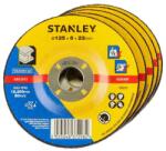 STANLEY Disc abraziv cu degajare pentru polizare metale diametru 125x22x6mm, Stanley (STA32055-QZ) - bricolaj-mag Disc de taiere