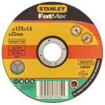 STANLEY Disc abraziv pentru taiere piatra/beton, diametru 125x22mmx1.6mm, Stanley (STA32617-QZ) - bricolaj-mag Disc de taiere