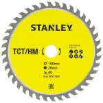 STANLEY Disc TCT/HM, 160x20mm, 40 dinti, Stanley (STA13255-XJ) - bricolaj-mag Disc de taiere