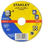 STANLEY Discuri abrazive cu degajare pentru taiere metale 125x22x3.2mm, Stanley (STA32800-QZ) - bricolaj-mag Disc de taiere