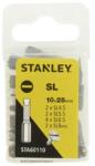 STANLEY Biti SL4.5, 5.5, 6.5, 8mm, 25mm, 10 piese, Stanley (STA60110-XJ) - bricolaj-mag Set capete bit, chei tubulare