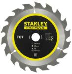 STANLEY Disc TCT/HM FatMax pentru taiere cu fierastrau circular 160x20mm, 18 dinti, Stanley (STA15320-XJ) - bricolaj-mag Disc de taiere