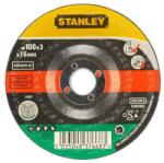 STANLEY Disc abraziv cu degajare pentru taiere piatra/ciment diametru 100x16x3.2mm, Stanley (STA32070-QZ) - bricolaj-mag Disc de taiere