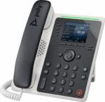 HP Poly Edge E220 VoIP Telefon + PoE - Fekete/Fehér (82M87AA) - bestmarkt