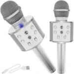  Microfon karaoke cu difuzor - argintiu Izoxis 22188 75845 Instrument muzical de jucarie