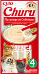 Inaba Foods Churu Recompensa Cremoasa Reteta Ton cu Aroma de Crab - shop4pet