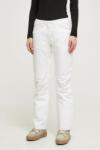 Roxy pantaloni Backyard culoarea alb 9BYX-SPD058_00X