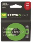 EMOS GP ReCyko Pro NiMH Akkumulátor 800 mAh 1, 2V HR03 (AAA) 6db 4891199222344