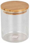 Gömbölyű üveg. 0, 65l üveg + bambuszfedél