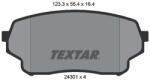 TEXTAR 2430101 Fékbetét készlet, tárcsafék