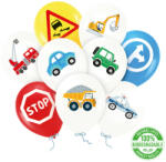 PartyPal Mintás lufi 11" 28cm 9db autós, vegyes (LUFI343354)