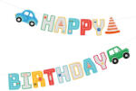 PartyPal Üdvözlőfelirat Happy Birthday 2, 5m, autós (LUFI451951)