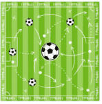 PartyPal Szalvéta 33x33cm 10db foci, football (LUFI285804)