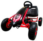 R-Sport Kart cu pedale Gokart, 3-7 ani, roti gonflabile, G4 R-Sport - Negru - caruciorcopii