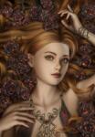 Grafika - Puzzle Cris Ortega: Trandafir ars - 1 000 piese Puzzle