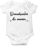 Personal Body pentru copii - Domnișoară de onoare cu inimioare Culori: Alb, Mărimea - Cei mici: 3 luni