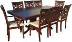  Set masa RH7132 ext + 6 scaune RH8016C + 2 scaune RH8016CA, 160x100x77 cm, nuc