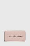 Calvin Klein Jeans pénztárca fekete, női - rózsaszín Univerzális méret - answear - 23 990 Ft