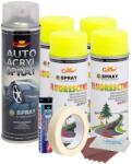 AVEX Kit complet reparatie si vopsire jante culoare Galben Fluorescent, V4