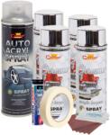 AVEX Kit complet reparatie si vopsire jante culoare Crom Metalic, V4