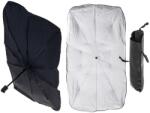 AVEX Parasolar Auto tip umbrela pentru parbriz, dimensiune 65 x 110 cm, culoare neagra