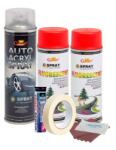 AVEX Kit complet reparatie si vopsire jante culoare Rosu Fluorescent, V2