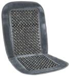 AMiO Huse auto cu bile de masaj din lemn si margine de plus gri CSM-01-Grey