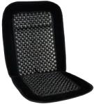 AMiO Huse auto cu bile de masaj din lemn si margine de plus neagra CSM-01-Black