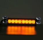 AVEX Lampa stroboscopica LED, montaj in parbriz, 8W, culoare Orange