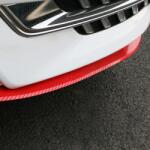AVEX Protectie spoiler, prelungire bara fata/spate din cauciuc, culoare CARBON Rosu