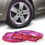 AVEX Inele de protectie si decor jante, adezive, din plastic flexibil - VIOLET