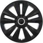 AVEX Set 4 capace roti model Terra Black, 15 inch, cu inel cromat