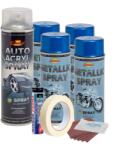 AVEX Kit complet reparatie si vopsire jante culoare Albastru Metalizat, V4