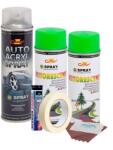 AVEX Kit complet reparatie si vopsire jante culoare Verde Fluorescent, V2