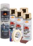 AVEX Kit complet reparatie si vopsire jante culoare Auriu Metalic, V4