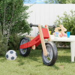 vidaXL piros egyensúlyozó-kerékpár gyerekeknek (358359)