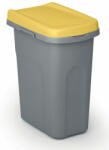 Stefanplast Válogatott hulladékgyűjtő HOME ECO SYSTEM, műanyag, 25l, szürkéssárga