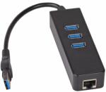 Akyga AK-AD-32 USB3.0 3-port + Ethernet Hub (AK-AD-32)