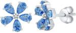 Silvego Ezüst fülbevaló Swarovski kristályokkal ALEXANDRIA MW13891A