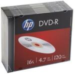 HP DVD-R lemez, 4, 7 GB, 16x, 10 db, vékony tok (DVDH-16V10)