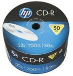 HP CD-R lemez, 700MB, 52x, 50 db, zsugor csomagolás (CDH7052Z50)