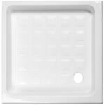 SAPHO KERASAN RETRO szögletes kerámia zuhanytálca 100x100x20 cm, fehér 134001 (134001)