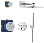 GROHE QuickFix Precision SmartControl termosztátos zuhanyrendszer Vitalio SmartActive 310 fejzuhannyal, króm 34874000 (34874000)