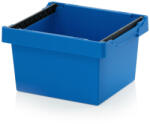 AUER Packaging Kék Tárolóláda, Összerakó Kengyellel 400X300X220 MBB 4322 (MBB4322)