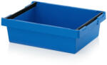 AUER Packaging Kék Tárolóláda, Összerakó Kengyellel (600X400X170) MBB 6417 (MBB6417)