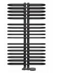 REGNIS LEVEL II, fűtőelem 600x1380mm központi csatlakozással 50mm, 1203W, fekete matt, LEVEL1380/600/D50/BLACK (LEVEL1380/600/D50/BLACK)