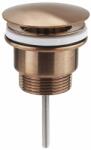 SAPHO Sapho, mosogató kimenet 5/4", nem zárható, vastagság: 10-55 mm, nagy dugó, réz matt, 542.742. 5PG (542.742.5PG)