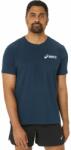 Asics Férfi póló Asics Chest Logo Short Sleeve T-Shirt - Kék