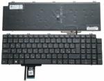 Dell Precision 7550 7560 7750 7760 series 0VCM80 háttérvilágítással (backlit) magyar (HU) fekete laptop/notebook billentyűzet gyári (KEY00653BL)