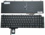 Dell Precision 7550 7560 7750 7760 series 0VCM80 háttérvilágítással (backlit) magyar (HU) fekete laptop/notebook billentyűzet gyári
